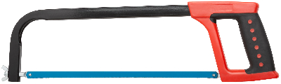 Ножовка по металлу 300 мм, пластиковая прорезиненная ручка