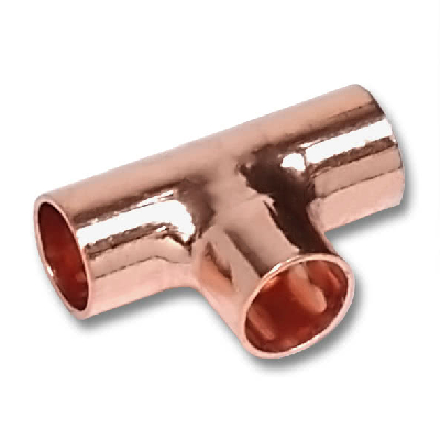 Тройник переходной пайка медь 28x15x28, модель 5130