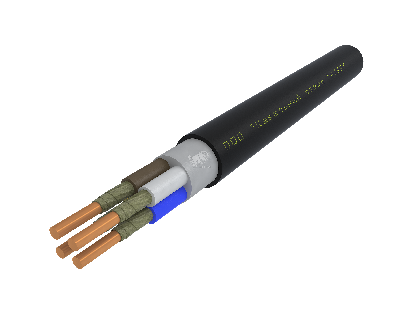 Кабель силовой ВВГнг(А)-FRLS 4х16.0 ок(N)-0.66 Ч. бар