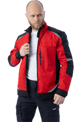 Куртка KS202, красный/черный (XL)