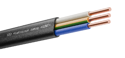 Кабель силовой ВВГ-Пнг(А)-LSLTx 3х4 (N.PE)-0.660 однопроволочный (бухта)