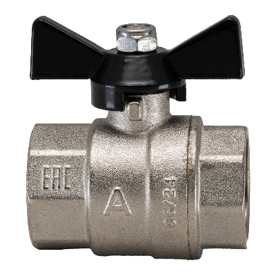 Кран шаровой полнопроходной  1' ВВ бабочка