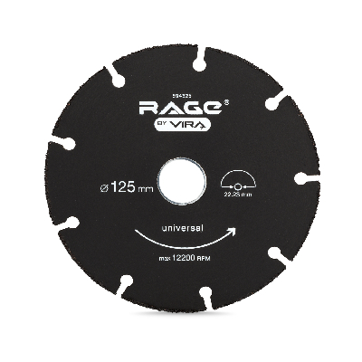 Диск отрезной пильный 125 мм универсальный для УШМ