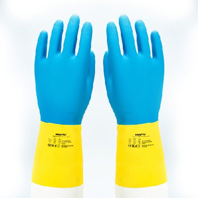 Перчатки Спектр CEM L/N70 (К80, Щ50, латекс/неопрен, толщина 0,70 мм) размер 11 SCAFFA