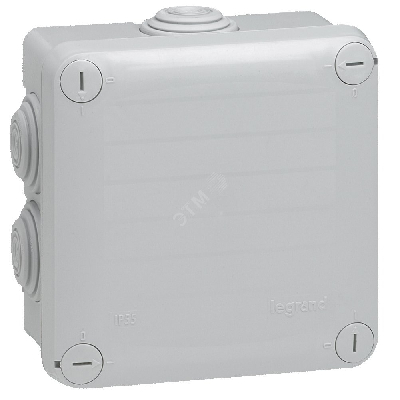 Коробка Plexo 105х105х55мм IP55