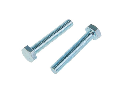 Болт ГОСТ 7798-70 М8х55 шестигранная голова полная резьба класс прочности 8.8 покрытие цинк