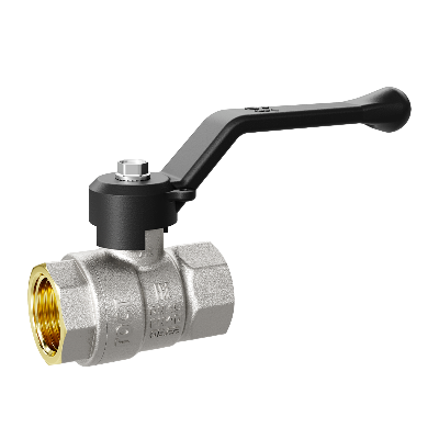 Кран шаровой латунный 47.40.В-В.Р Ду 40 Ру 25 рычаг