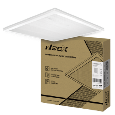 Панель светодиодная универсальная ДВО-02 4565-ПРИЗМА 45Вт 6500K 595х595мм