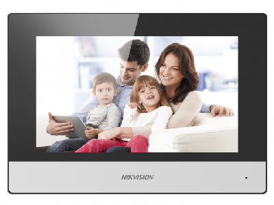 Видеодомофон IP Сенсорный 7' цветной TFT LCD э кран с разрешением 1024х600 DS-KH6320-TE1