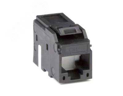 Модуль Keystone RJ45 CAT5E не экранированный черный (12шт в упаковке)