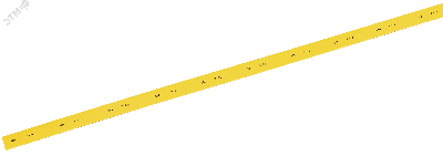 Трубка термоусаживаемая ТТУ 30/15 желтая (1м)