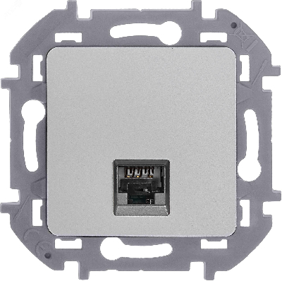 INSPIRIA розетка информационная RJ 45 категория 5e UTP  алюминий