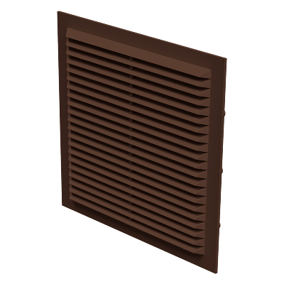 Решетка вентиляционная вытяжная  1919, цвет коричневый