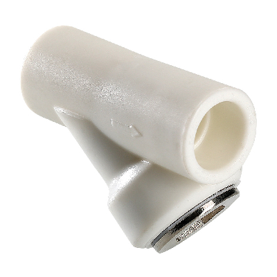 Клапан обратный 25 мм полипропиленовый PPR белый
