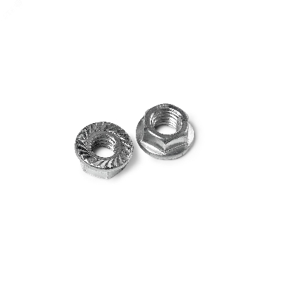 Гайка М6 со стопорным бортиком (1000 шт/уп) PTK-Accessories