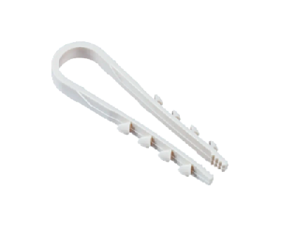 Дюбель-хомут для круглого кабеля белый 11-18Jazzway (100 шт/уп)