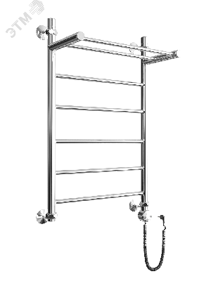 Полотенцесушитель электрический с правым ТЭНом FJ 80/50 цвет хром