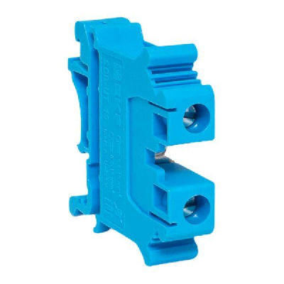 Клемма проходная винтовая UT 10 мм2 синяя EKF