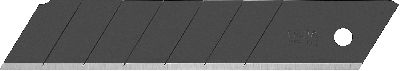 Лезвия сегментированные EXCEL BLACK 25х126х0.7 мм 5 шт.,