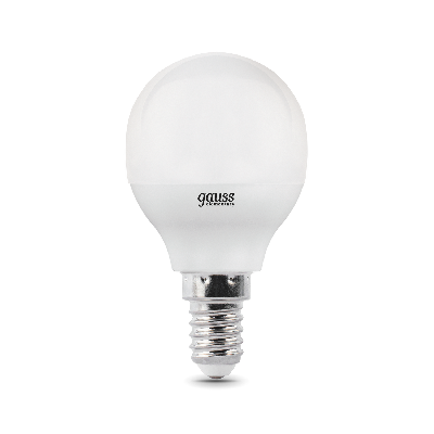 Лампа светодиодная LED 10 Вт 730 Лм 4100К белая Е14 Шар Elementary Gauss