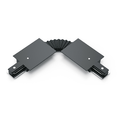 Коннектор для встраиваемых трековых шинопроводов AC 220В Черный IP20 гибкий (I) Track