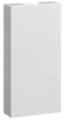 Заглушка (1 модуль) белая (2шт/компл)