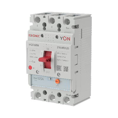 Выключатель автоматический YON MGS160 3P 100-125 A 25 kA