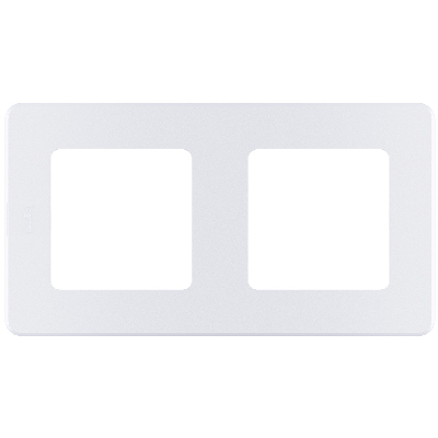 Рамка 2-местная жемчуг INSPIRIA