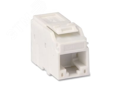 Модуль Keystone RJ45 CAT5E не экранированный белый (12шт в упаковке)