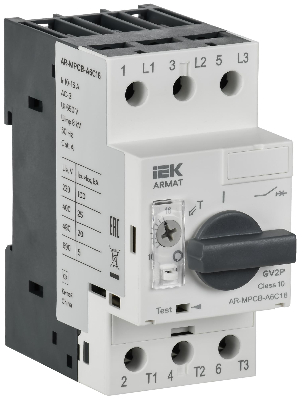 Выключатель автоматический защиты двигателя A6 GV2P 10-16А