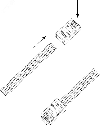 Джек Simple RJ-1-S RJ-45 8P8C CAT 5e