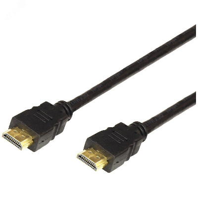 Кабель HDMI - HDMI с фильтрами, 10 метров (GOLD) (PVC пакет), 17-6208,