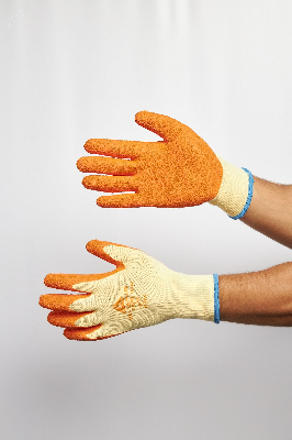 Перчатки VE730 трикотажные с латексным покрытием. размер 10