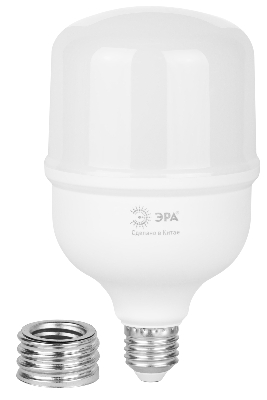 Лампа светодиодная высокой мощности LED 50 Вт 5000Лм 6500К T100 нейтральный E27/E40 (переходник) 170-265В LED POWER T100-50W-865-E27/E40 Green Line