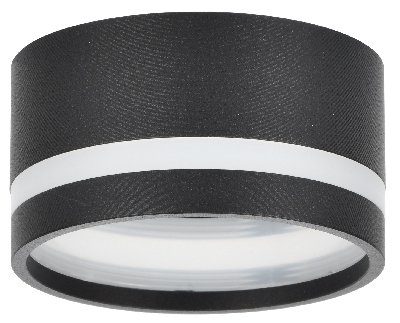 Светильник 4032 накладной потолочный под лампу GX53 черный