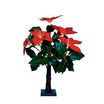 Дерево светодиодное Рождественская звезда на батарейках 3АА (не в/к) 20х50см 20 светодиодов Теплый ULD-T2850-020/SNA/3AA WARM WHITE IP20 XMAS STAR