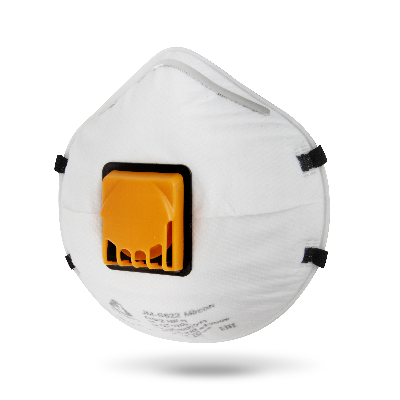 Одноразовый респиратор с клапаном JM-8622 Micron, FFP2 NR D (упаковка 10 шт.)