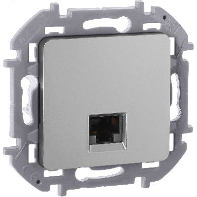 INSPIRIA розетка информационная RJ 45 категория 5e UTP  алюминий
