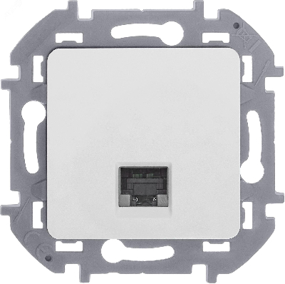INSPIRIA розетка информационная RJ 45 категория 5e UTP белый