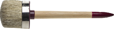 Кисть круглая ''УНИВЕРСАЛ - МАСТЕР'', светлая щетина, деревянная ручка, №22, 70мм