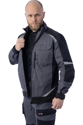 Куртка KS202, серый/черный (XL)