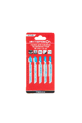 Пилки для лобзика по металлу T118А 76х51х1,2