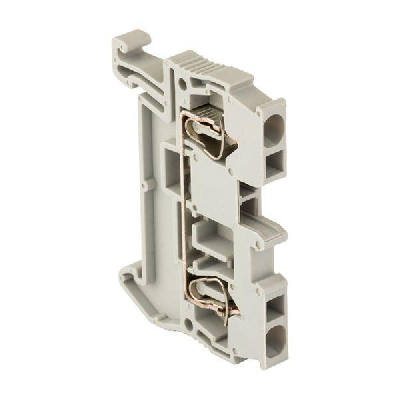 Клемма проходная пружинная ST 2.5 мм2 серая EKF