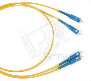 Патч-корд волоконно-оптический (шнур) SM 9/125 (OS2) SC/UPC-SC/UPC 2.0мм simplex LSZH (2м)