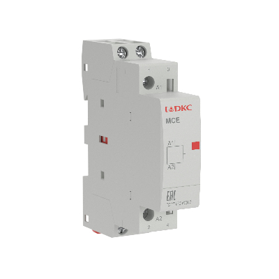 Контактор модульный YON max типа MCU, 2P, 20A, 240В, 1НО+1НЗ