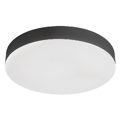 Светильник светодиодный ДПО-18w 4000K 1440Лм черный IP44