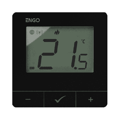 Терморегулятор умный ZigBee/868 МГц, 2хАА, черный