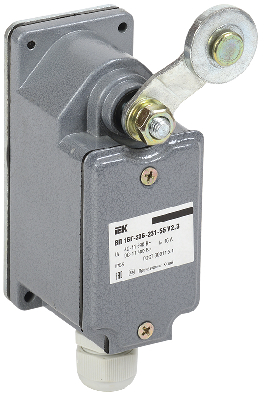 Выключатель концевой ВП 16Г-23Б-231-55 У2.3, рычаг с роликом, ход вправо, cамовозврат, 1з+1р, IP55