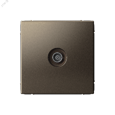 ARTGALLERY TV розетка проходная 4DB, механизм, мокко