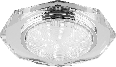 Светильник ДВО-15w GX53 без лампы прозрачный
